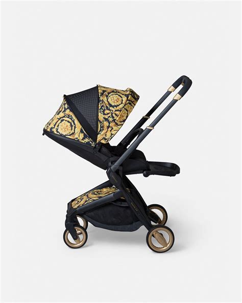 young versace stroller blue|Versace barocco baby stroller.